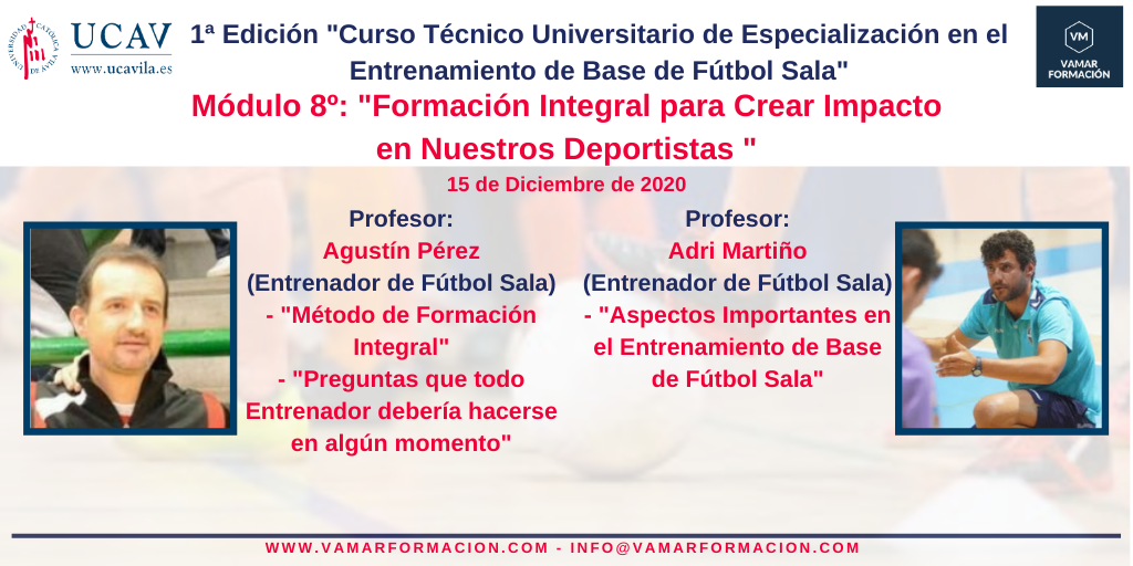 Publicado un nuevo Módulo del Curso Universitario Técnico de Especialización en Entrenamiento de Base de Fútbol Sala